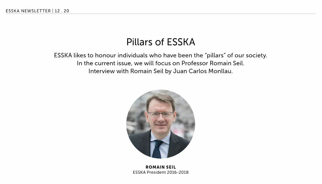 Exclusive Interview of LIROMS President Prof Dr Romain Seil: "Pillars of ESSKA"
