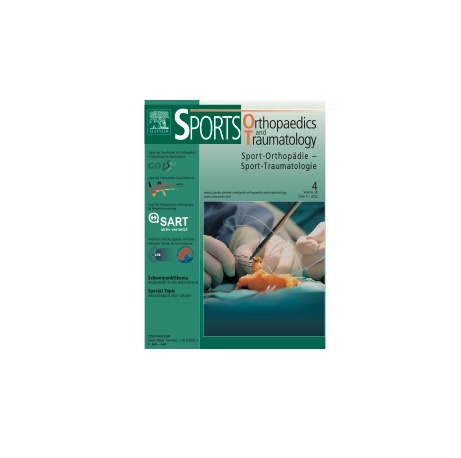 Sport - Orthopaedie – Sport - Traumatologie Volume 38 - 2022