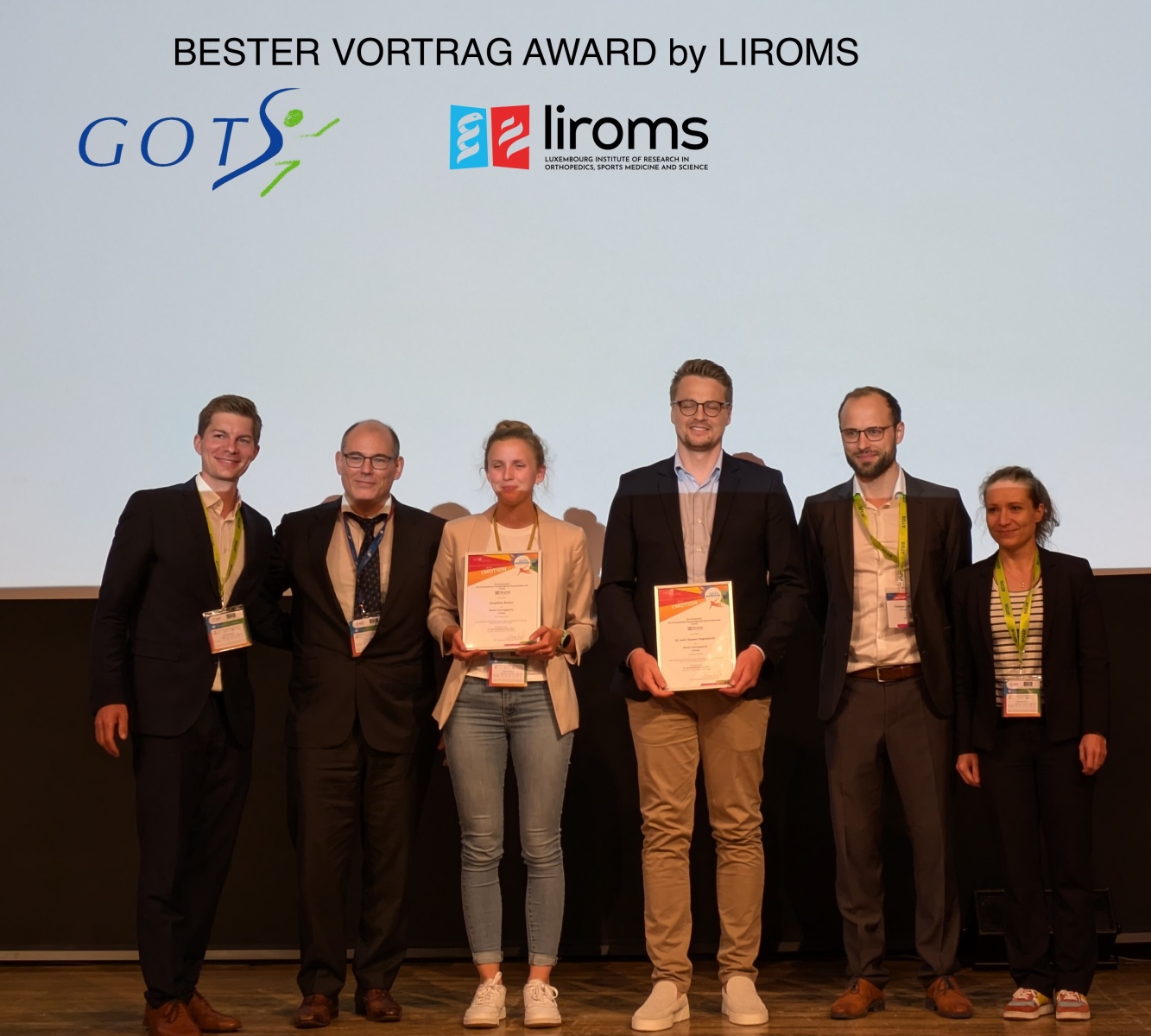 Best presentation award of the GOTS Science Awards 2024